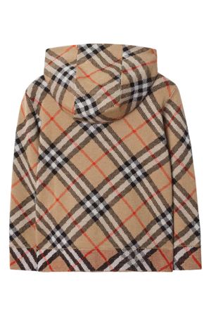 felpa in lana beige BURBERRY KIDS | 8104314B9368